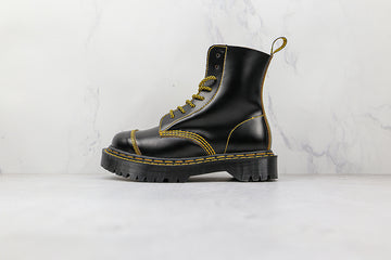 Dr. Martens High Boots [Black/Black/Yellow]