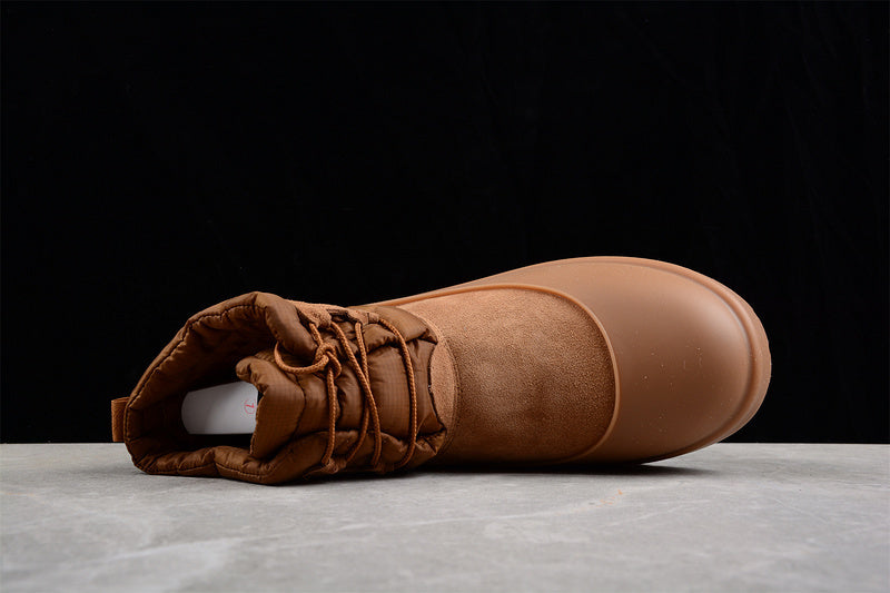 UGG Classic Mini Lace-Up Shoes [Maroon/Maroon/Maroon]