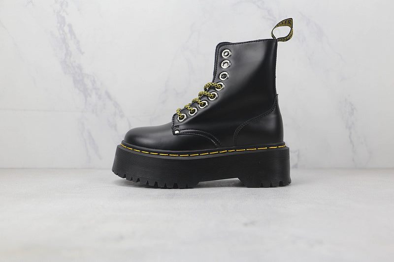Dr. Martens 1406 High Boots [Black/Black/Yellow]