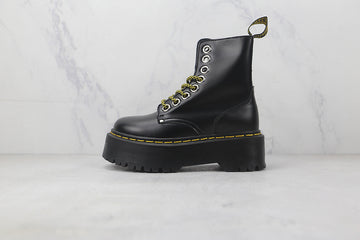 Dr. Martens 1406 High Boots [Black/Black/Yellow]