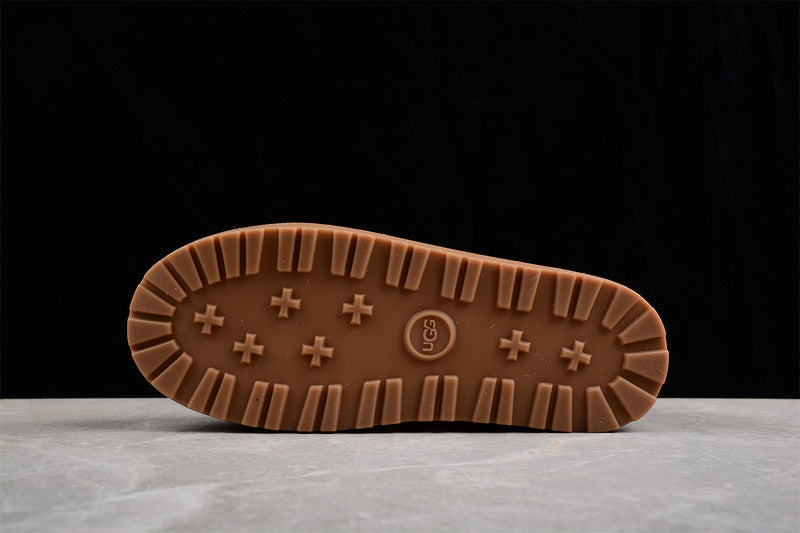 UGG Classic Mini Lace-Up Shoes [Maroon/Maroon/Maroon]