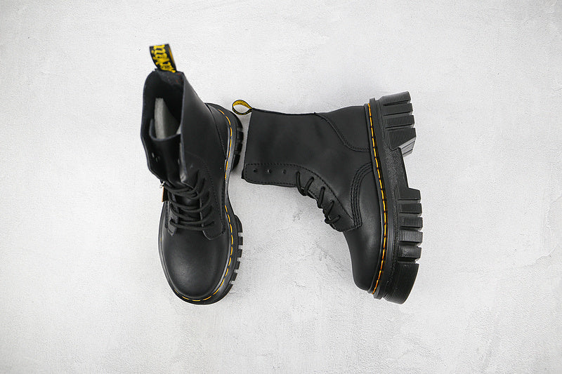 Dr. Martens High Boots Audrick 8-Eye Boot [Black/Black/Black]