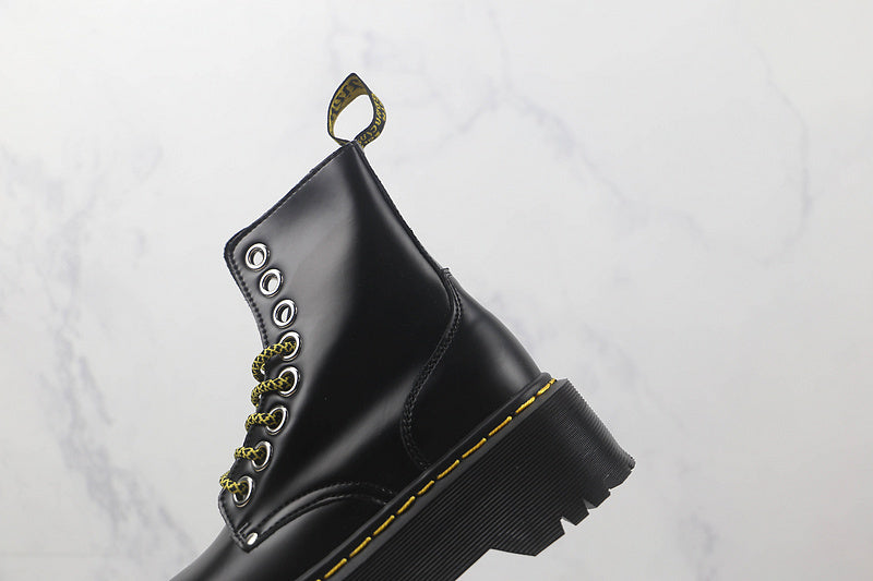 Dr. Martens 1406 High Boots [Black/Black/Yellow]