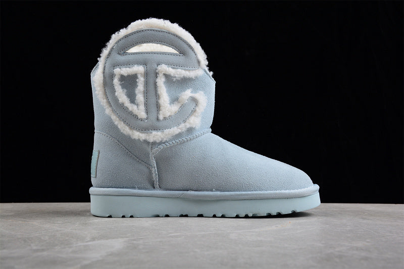 UGG High Boots [Sky Blue/Sky Blue/White]