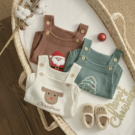 Christmas Knit Babysuit