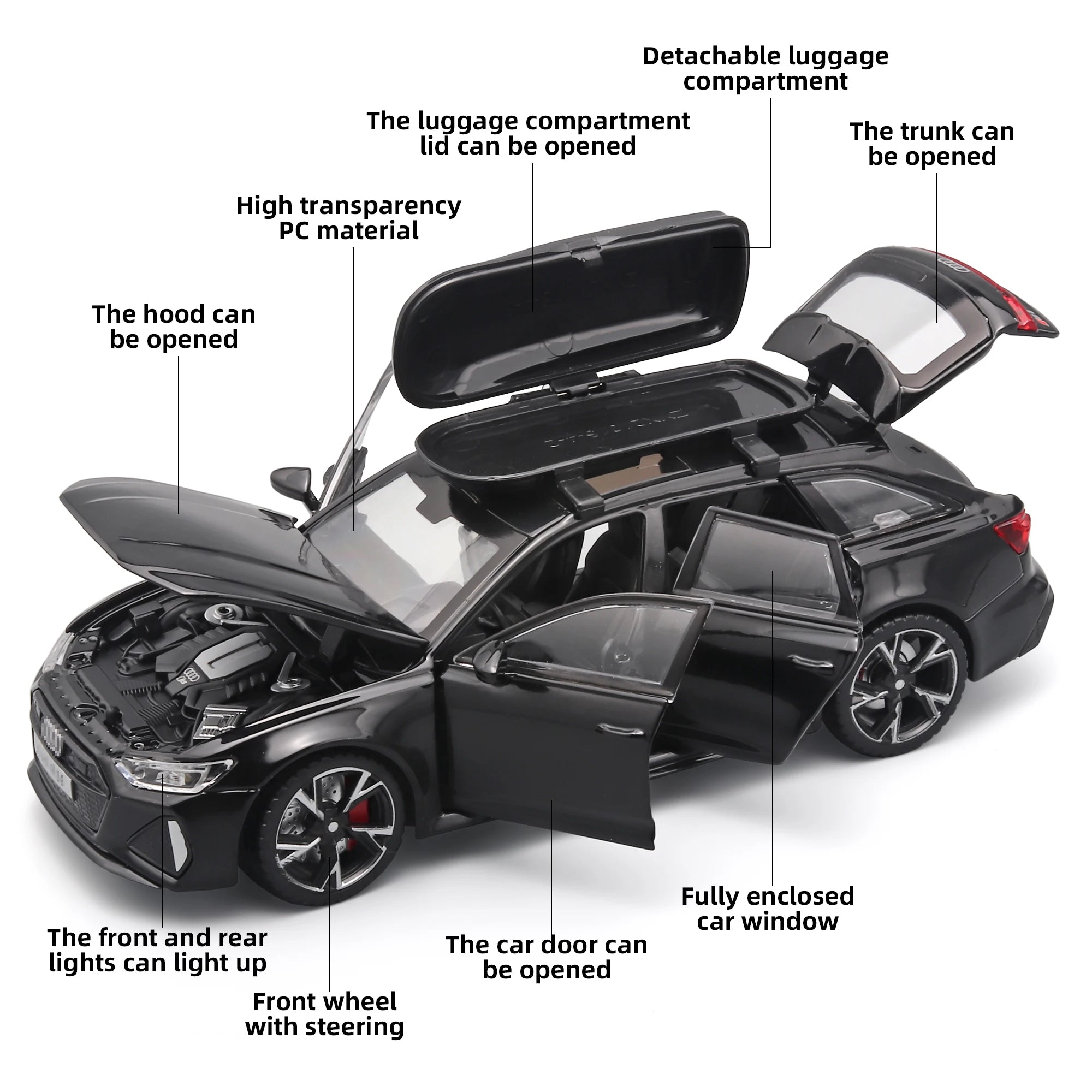 1:32 Audi RS6 Model Car