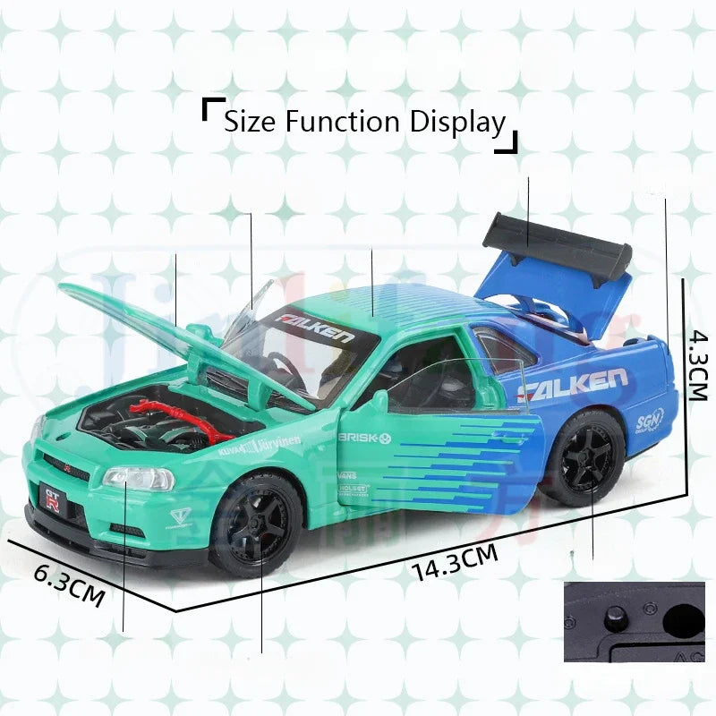 1:32 Nissan Skyline GT-R R34