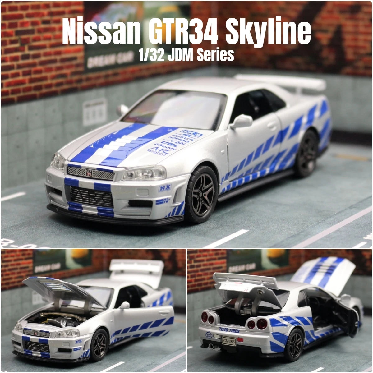 1:32 Nissan Skyline GT-R R35 Nismo GT3