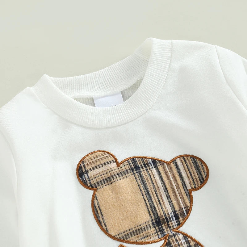 Baby Plaid Bear Pal Set