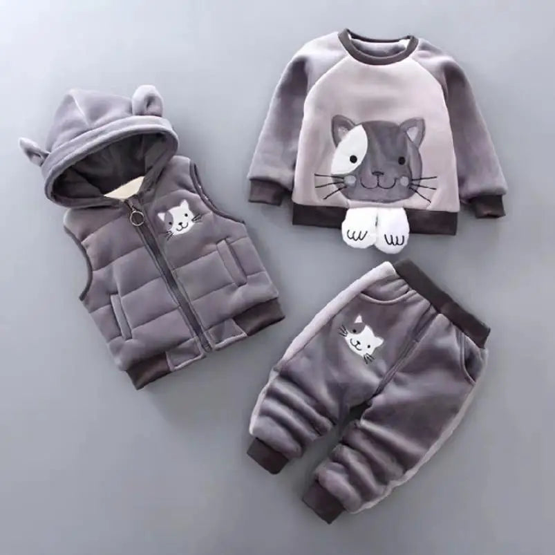 Children's Autumn and Winter Kitty Set