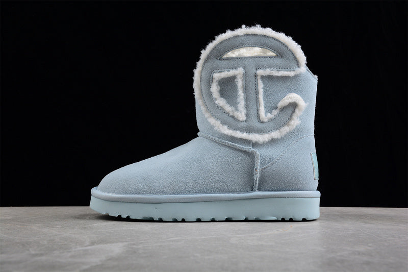 UGG High Boots [Sky Blue/Sky Blue/White]