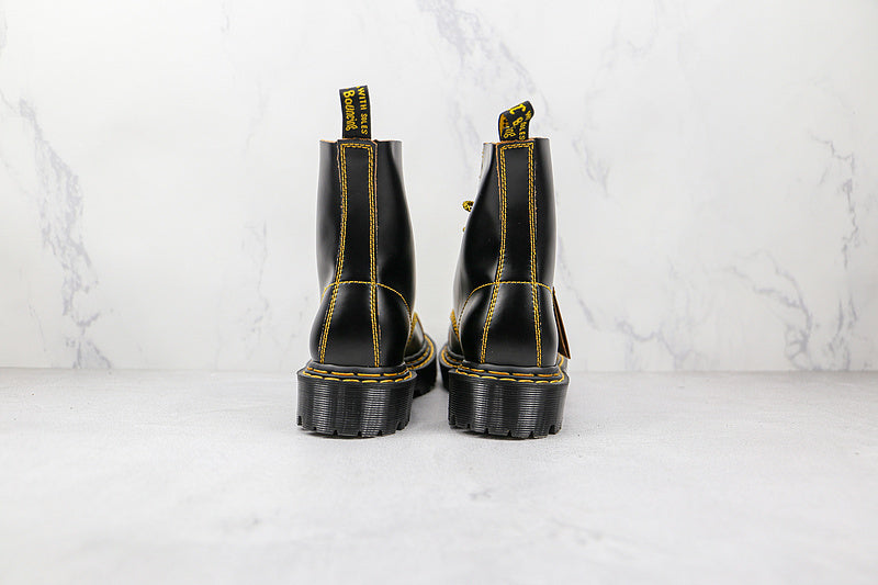 Dr. Martens High Boots [Black/Black/Yellow]