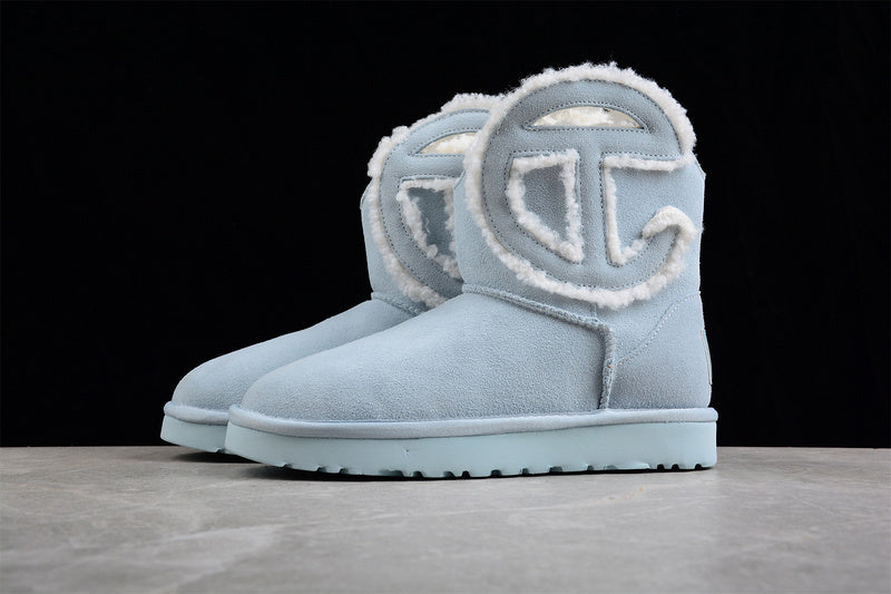 UGG High Boots [Sky Blue/Sky Blue/White]