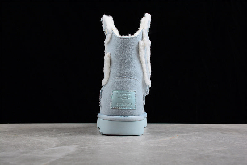 UGG High Boots [Sky Blue/Sky Blue/White]