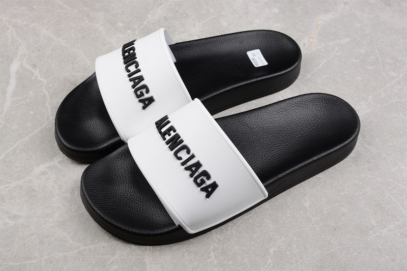Balenciaga Sandals [White/White/Black]