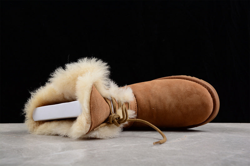 UGG High Boots [Maroon/Maroon/White]