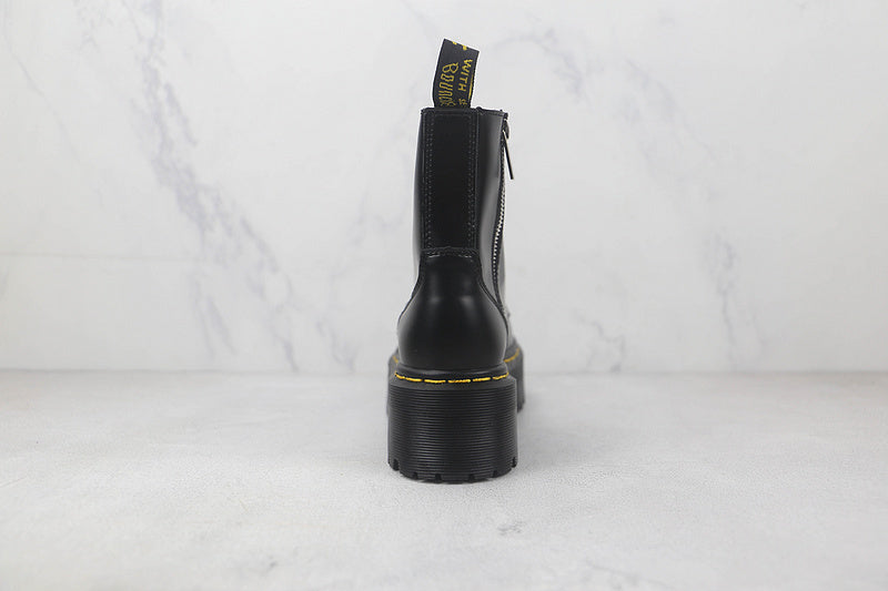 Dr. Martens 1406 High Boots [Black/Black/Yellow]