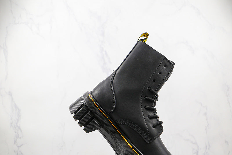 Dr. Martens High Boots Audrick 8-Eye Boot [Black/Black/Black]